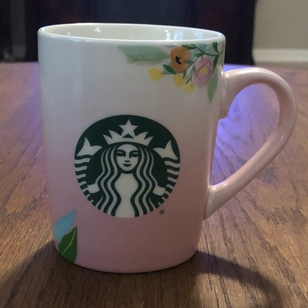 Starbucks THANKFUL Floral SPRING Coffee Mug/Cup 2020. EUC